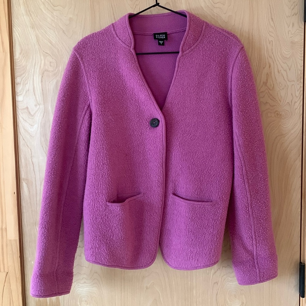 Eileen Fisher - Pink wool/cotton sweater - Small